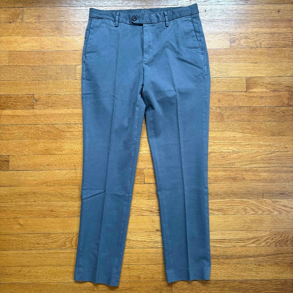 Bonobos Primo Chino - 32" x 32" Slim Fit - Grey / Blue